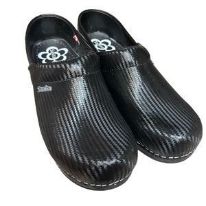 Sanita Women’s Signature Pro. Cairo Clog Mule Black Sz 39 Slip Resistant